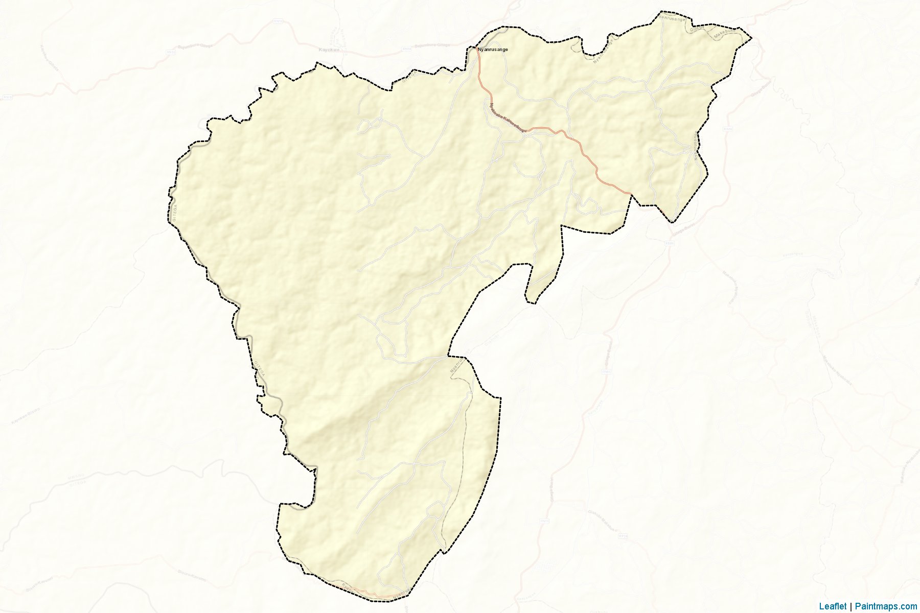 Nyarusange (Gitega Province) Map Cropping Samples-2