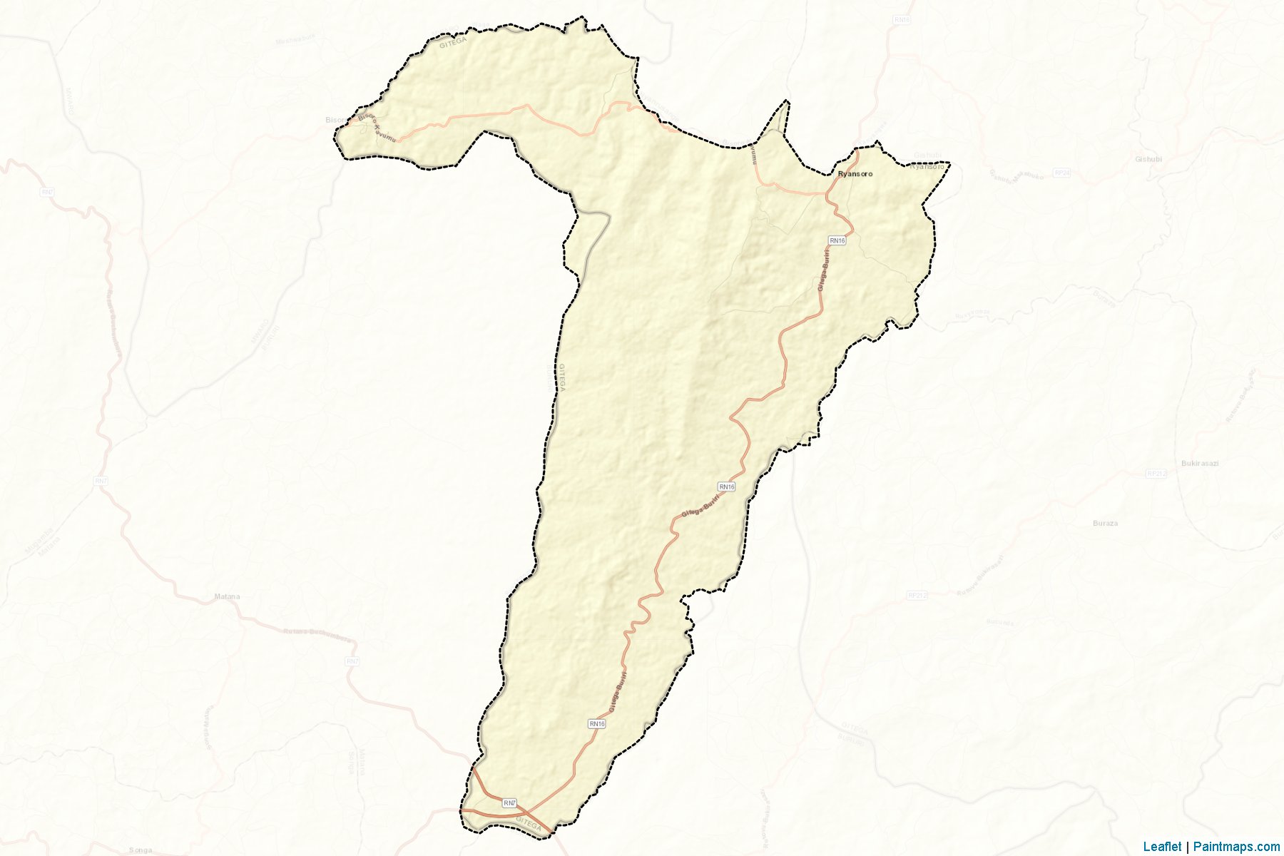 Muestras de recorte de mapas Ryansoro (Gitega)-2