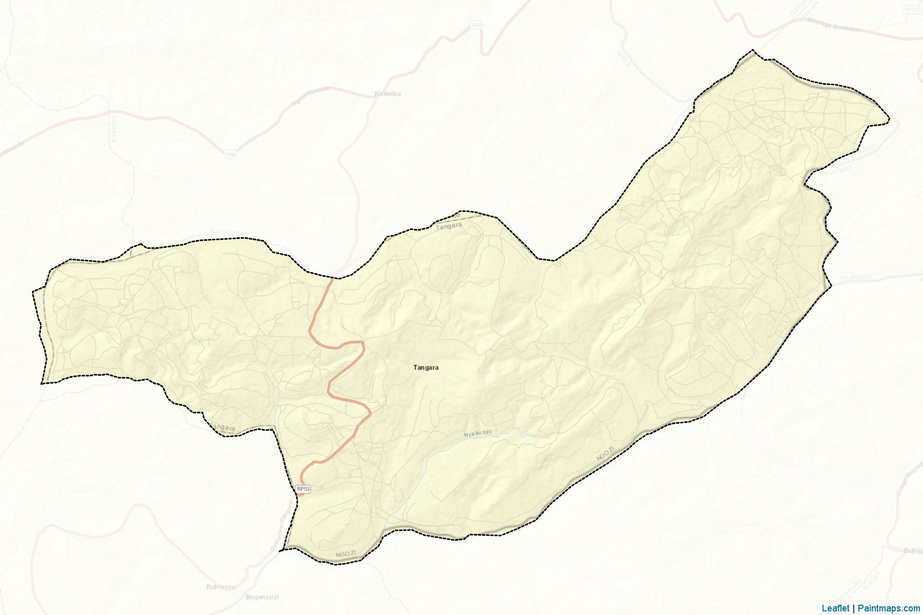 Tangara (Ngozi Province) Map Cropping Samples-2