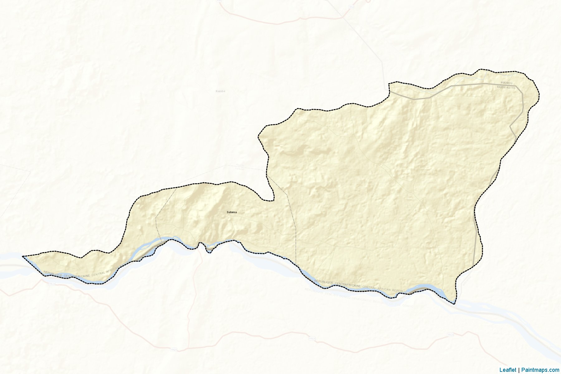 Satema (Basse-Kotto) Map Cropping Samples-2