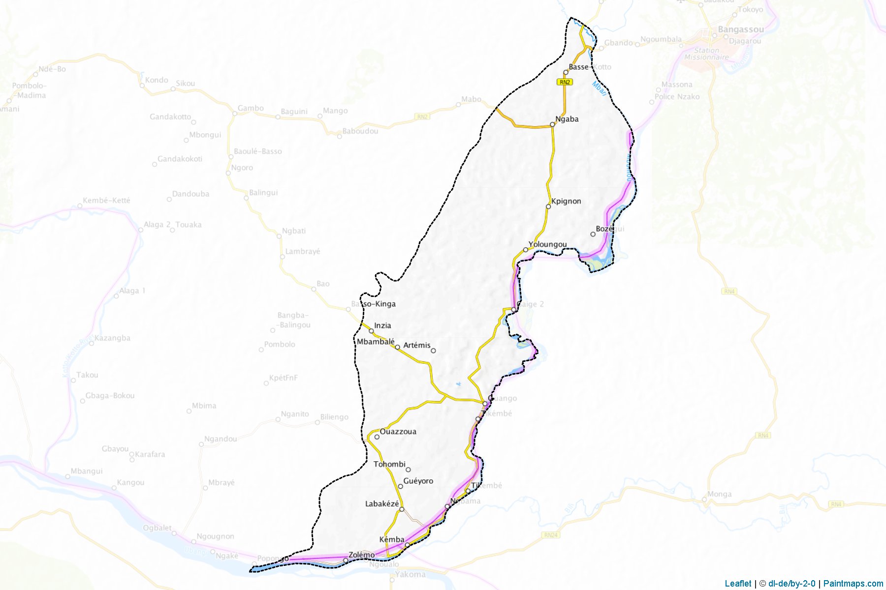 Ouango (Mbomou) Map Cropping Samples-1