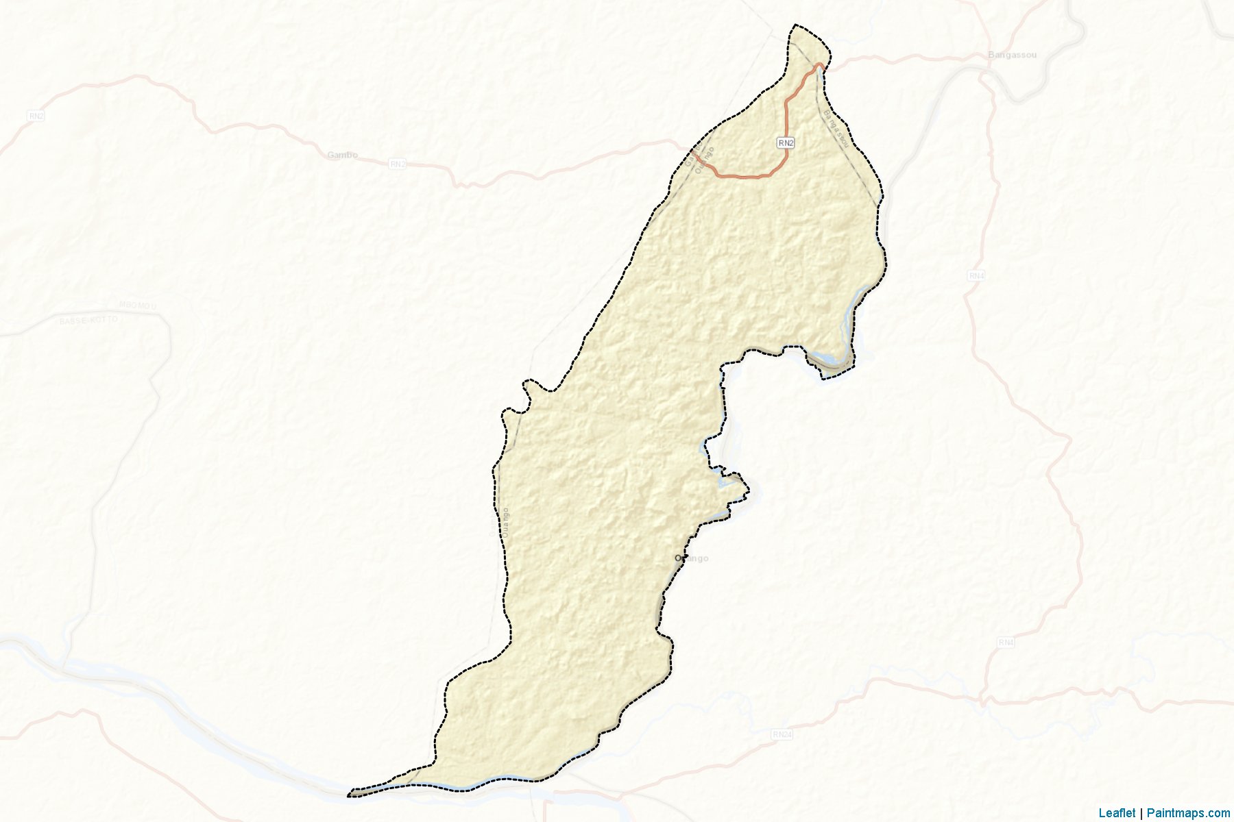 Ouango (Mbomou) Map Cropping Samples-2