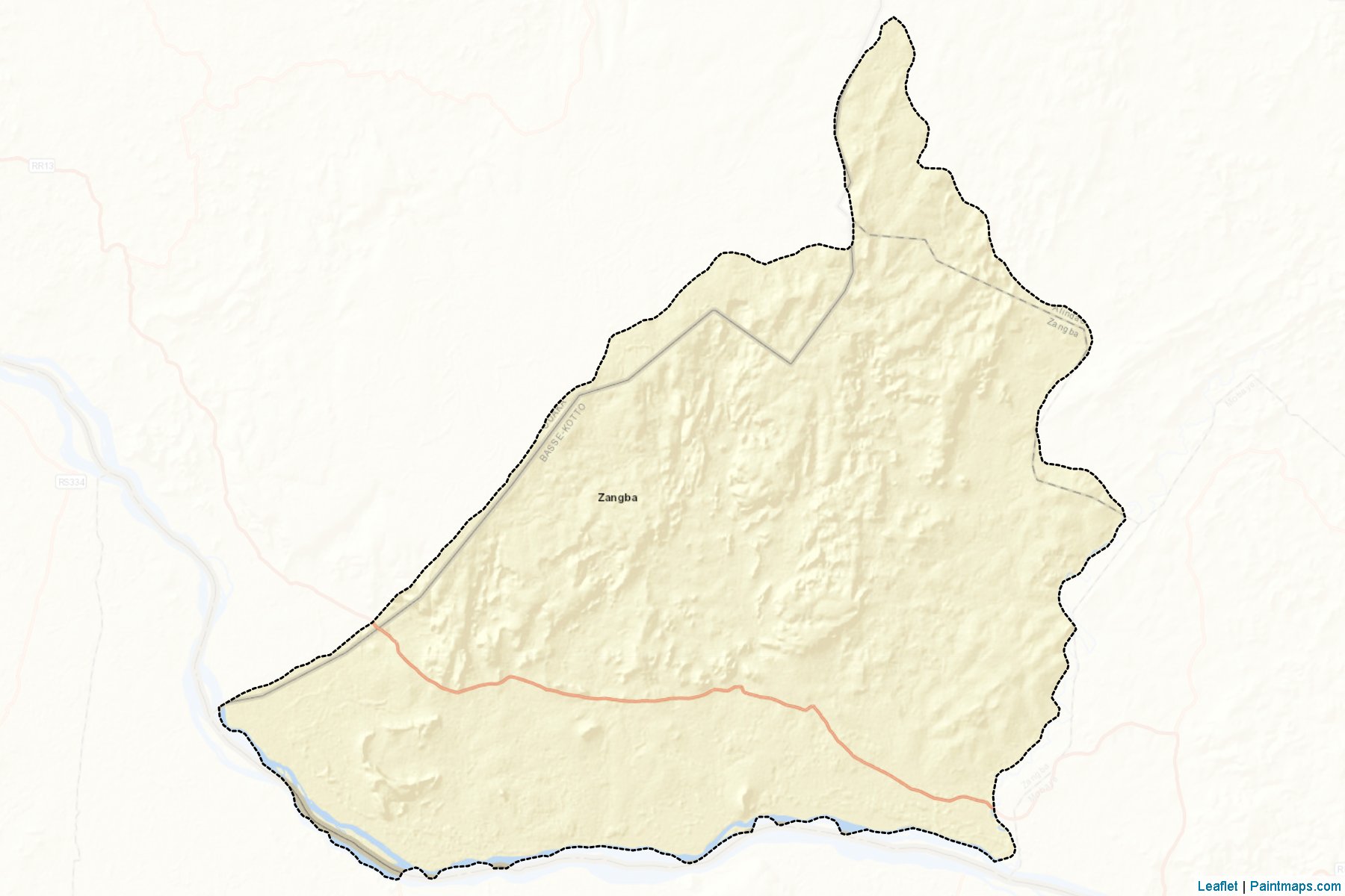 Muestras de recorte de mapas Zangba (Basse-Kotto)-2