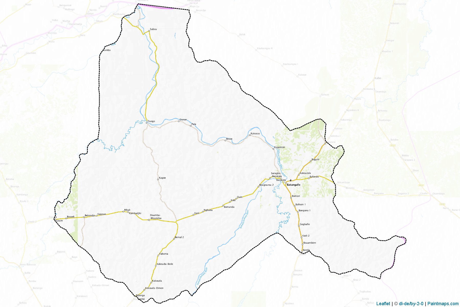 Batangafo (Ouham) Map Cropping Samples-1