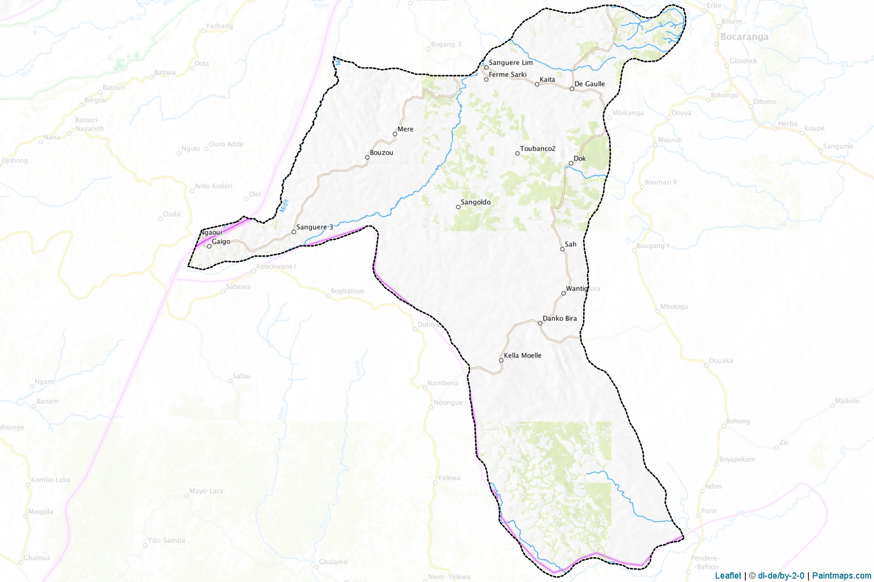 Koui (Ouham-Pendé Prefecture) Map Cropping Samples-1