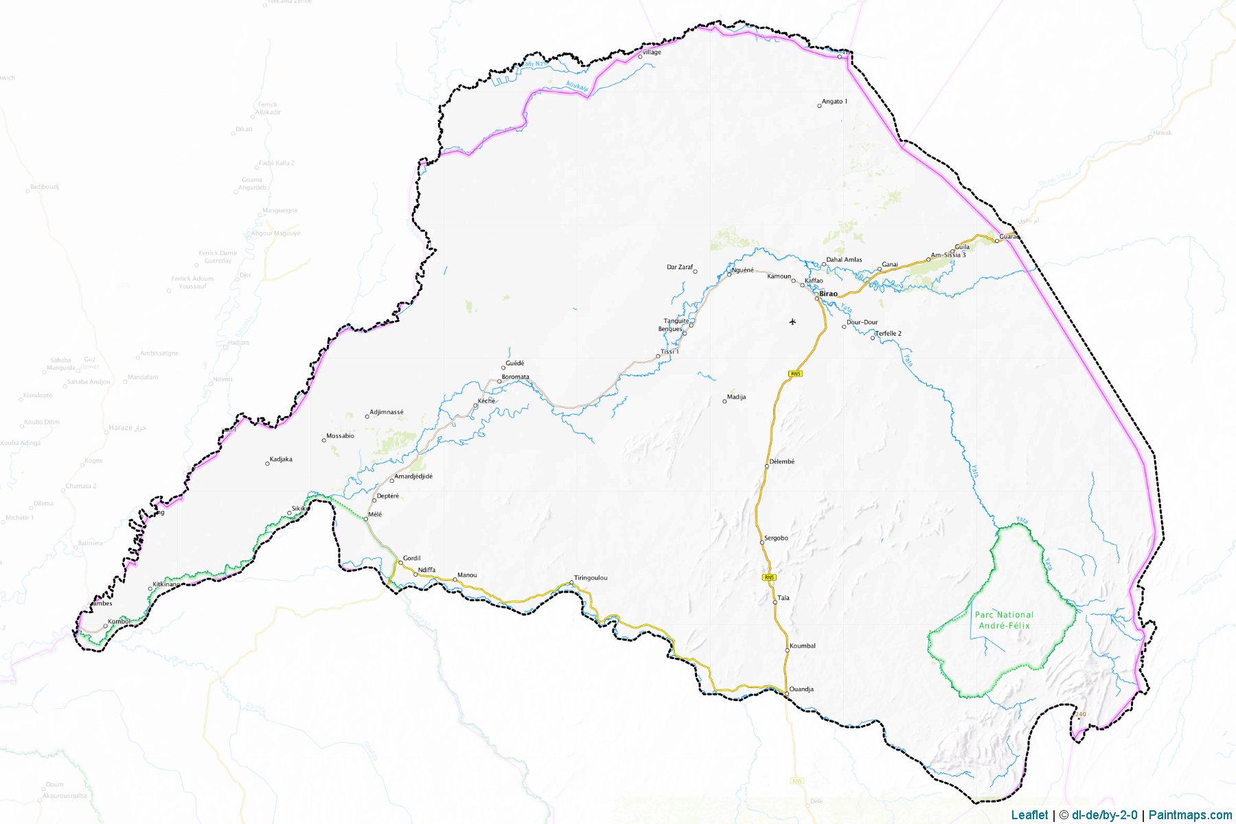 Birao (Vakaga) Map Cropping Samples-1