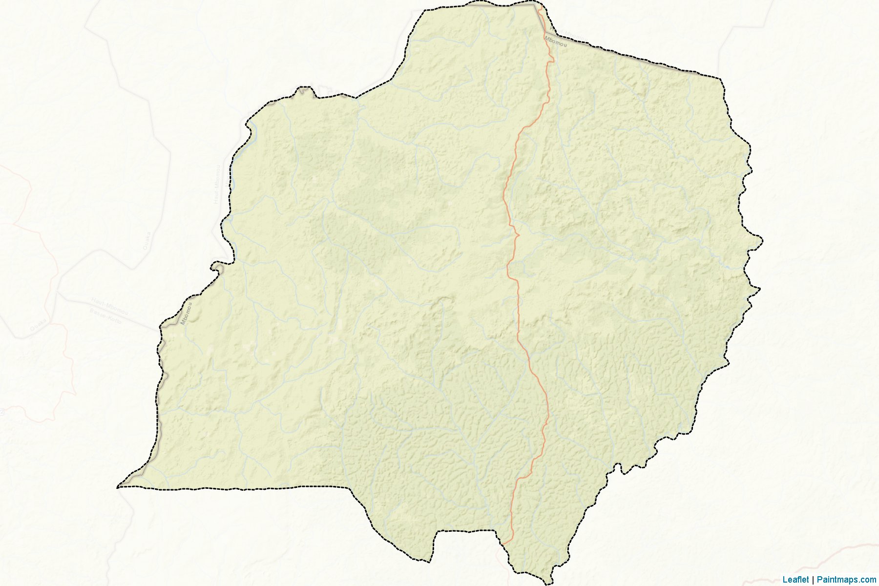 Muestras de recorte de mapas Bakouma (Mbomou)-2