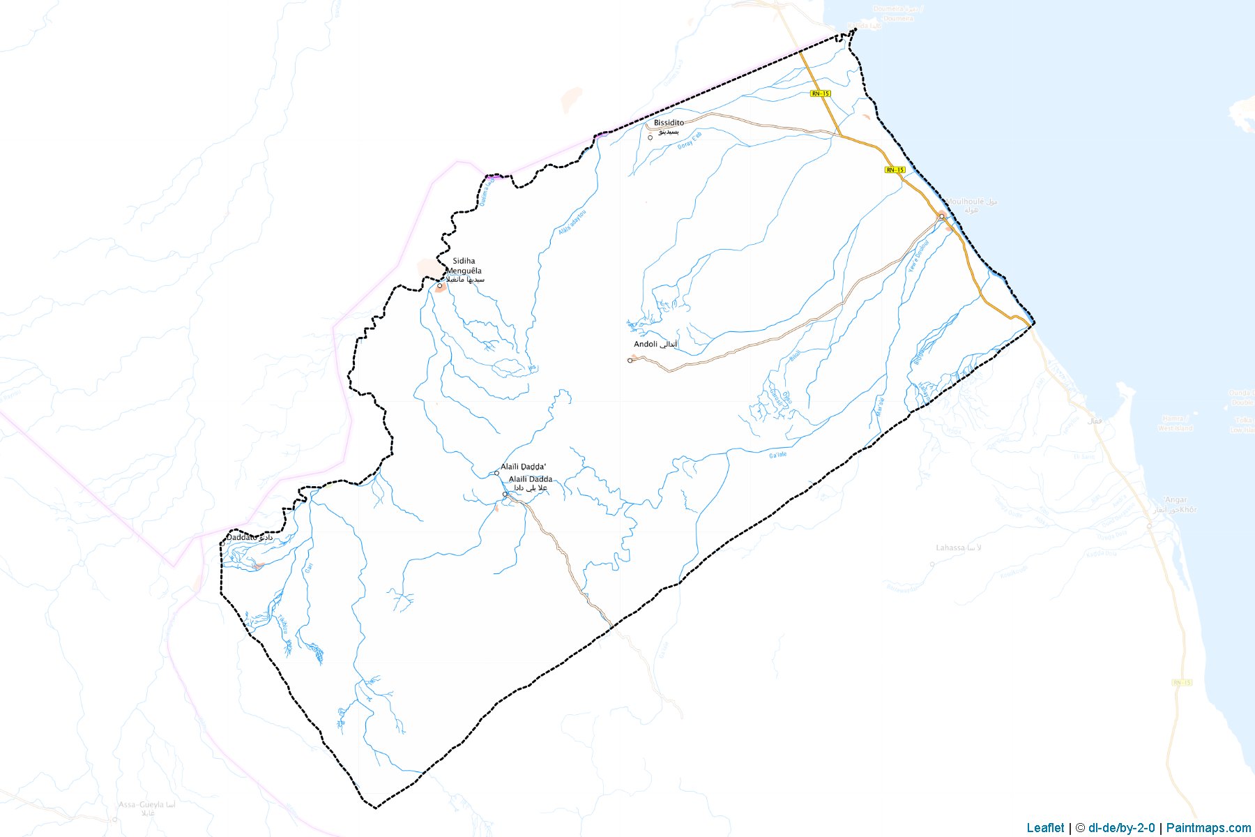 Muestras de recorte de mapas Alaili Dadda (Obock)-1