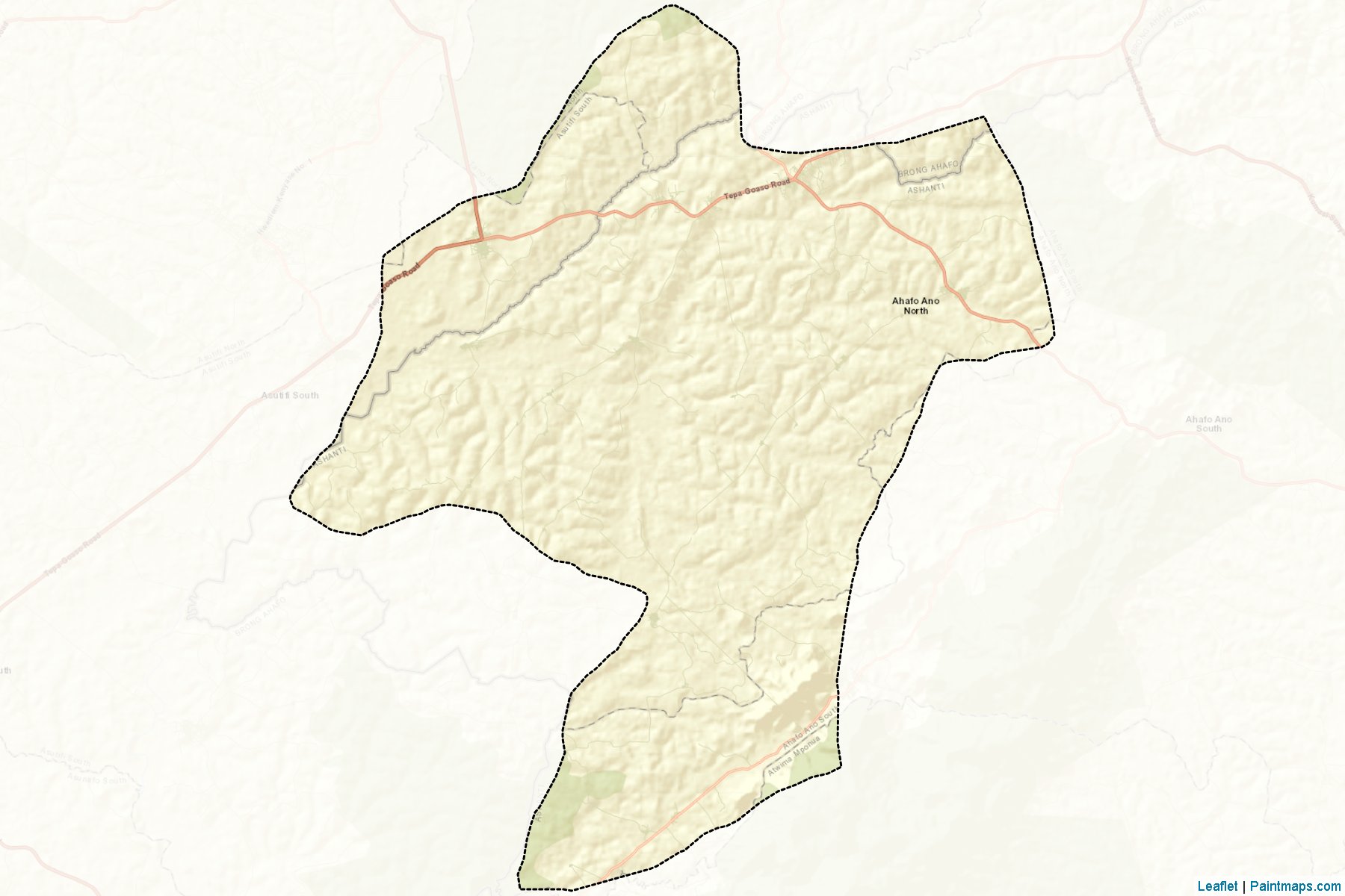 Ahafo Ano North (Ashanti) Map Cropping Samples-2