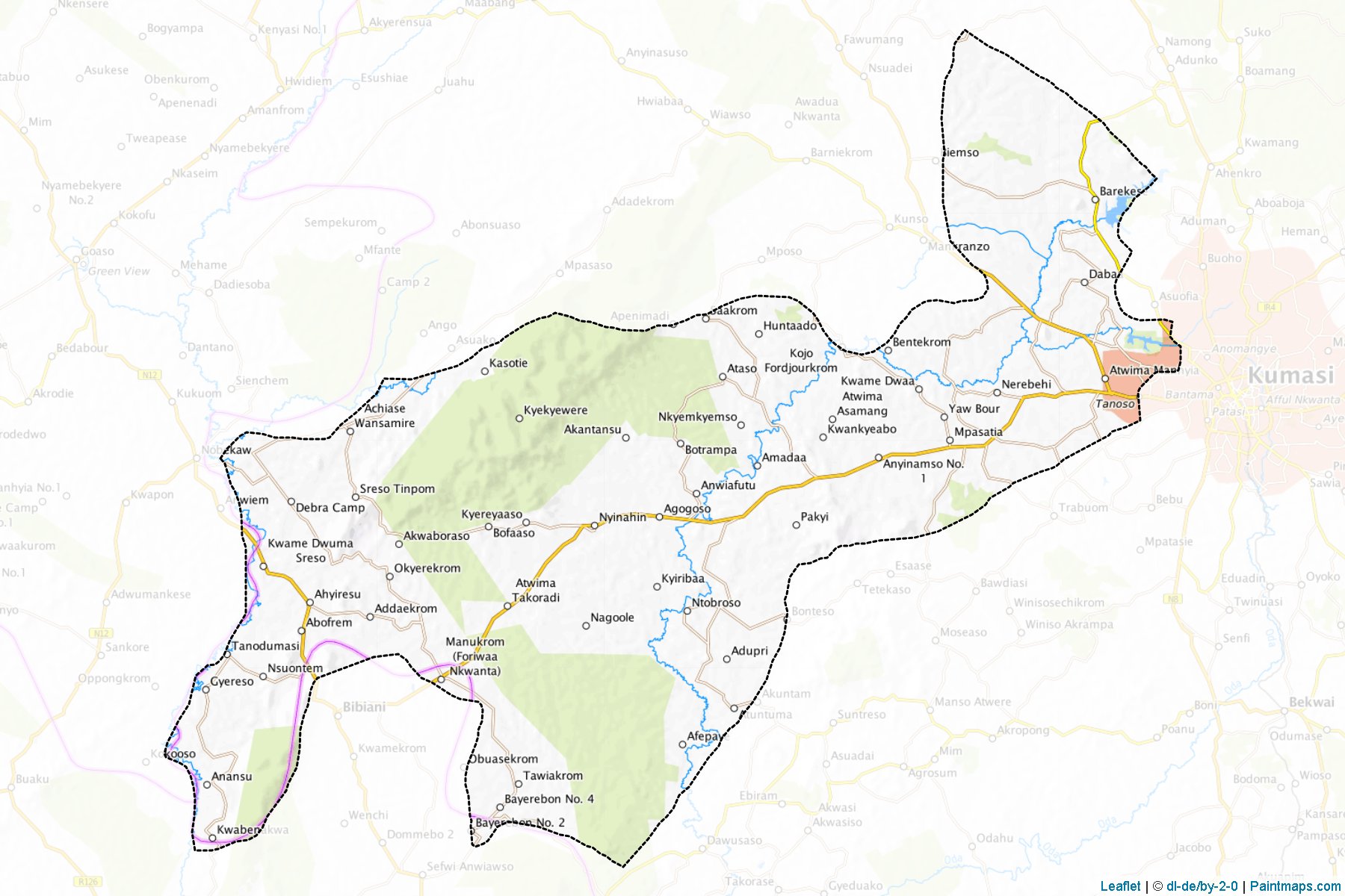 Muestras de recorte de mapas Atwima (Ashanti)-1