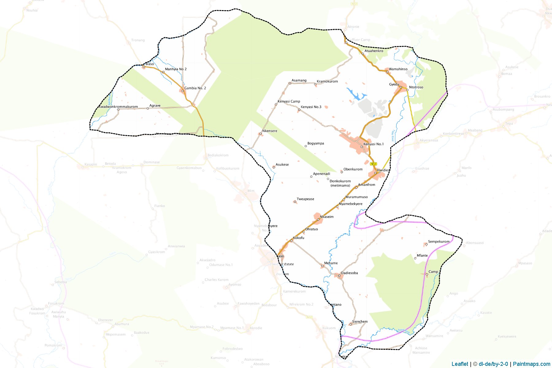 Asutifi (Brong-Ahafo) Map Cropping Samples-1