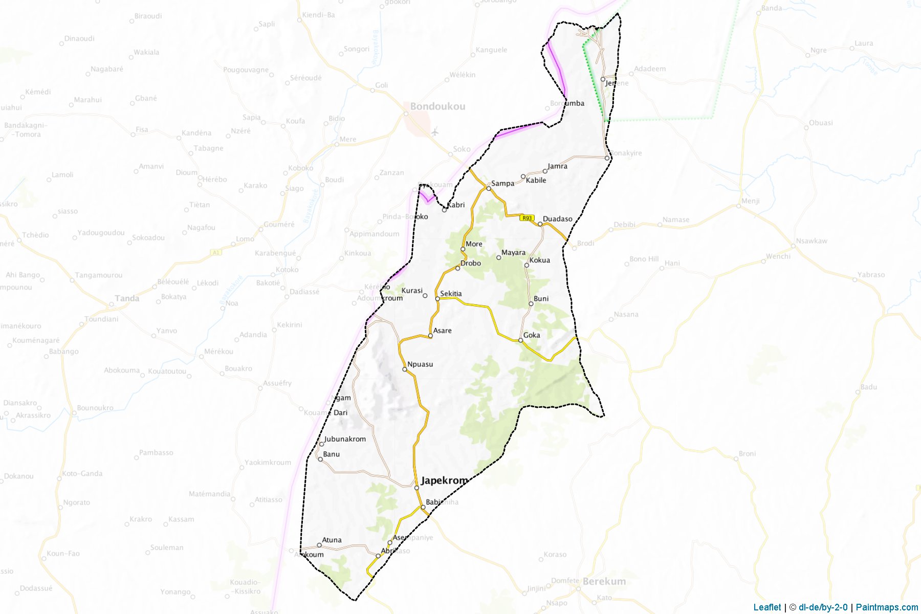 Jaman (Brong-Ahafo) Map Cropping Samples-1