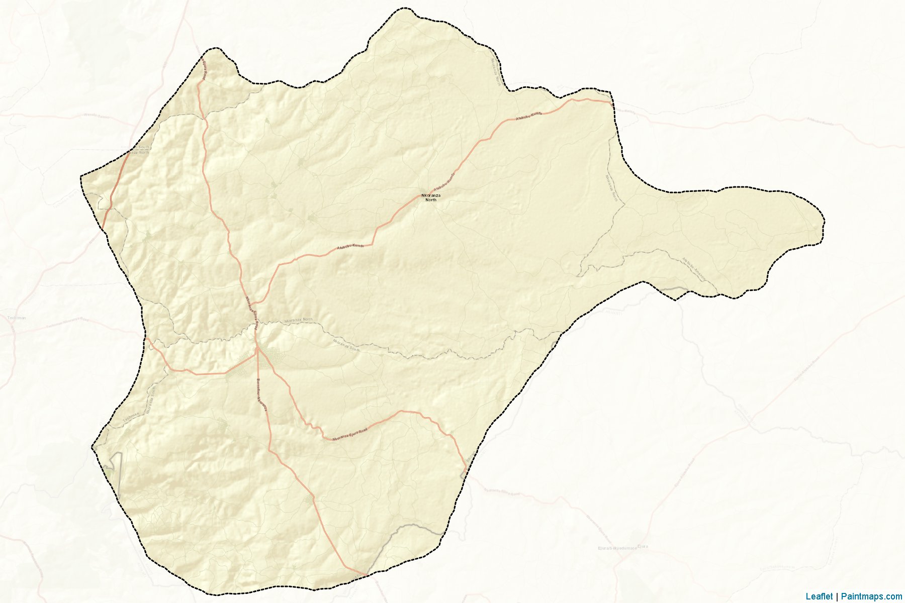 Nkoranza (Brong-Ahafo) Map Cropping Samples-2