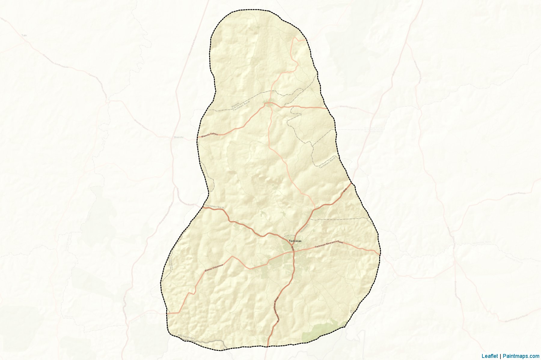 Techiman (Brong-Ahafo) Map Cropping Samples-2