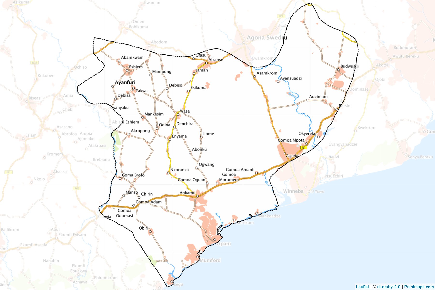 Muestras de recorte de mapas Gomoa (Central)-1