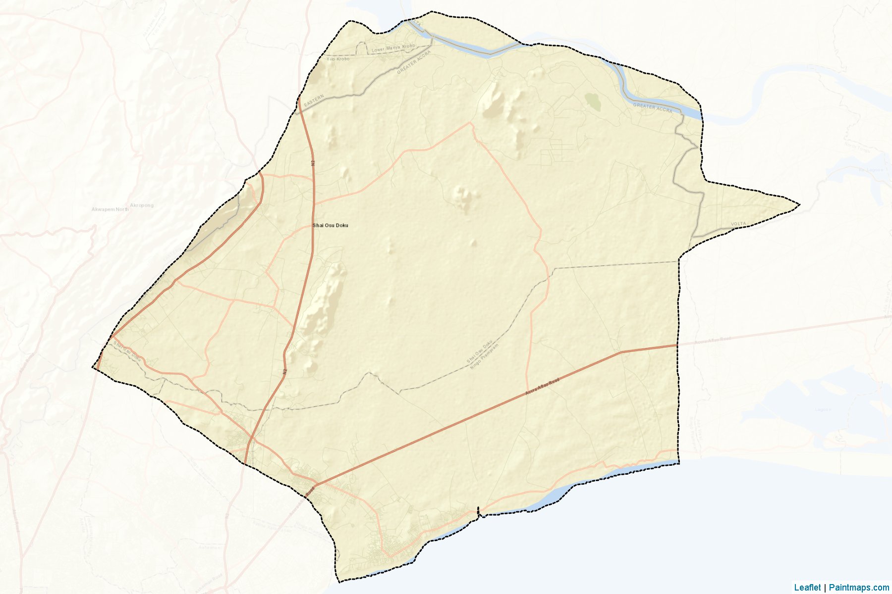 Dangbe West (Greater Accra) Map Cropping Samples-2