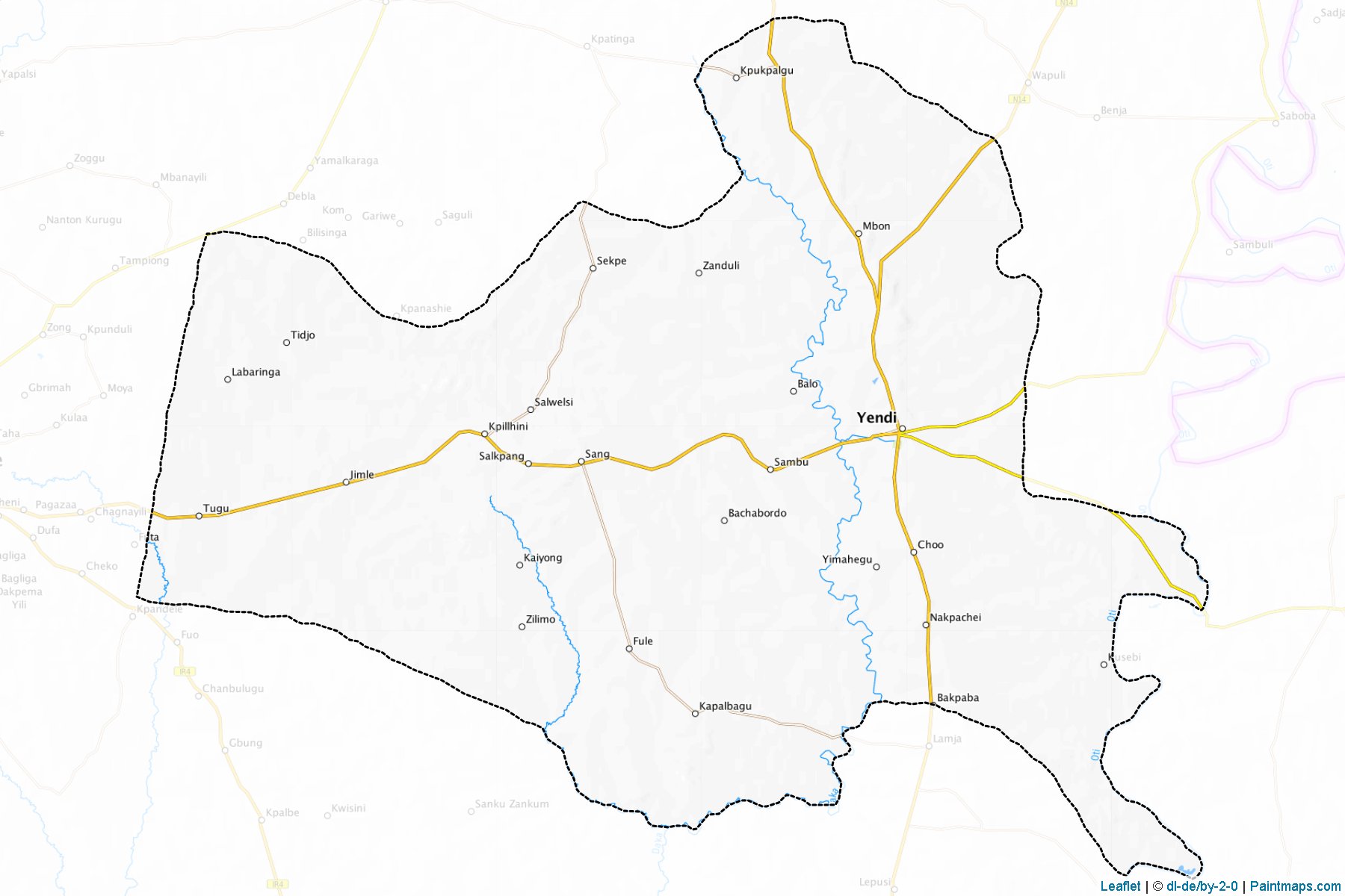 Yendi (Northern) Map Cropping Samples-1