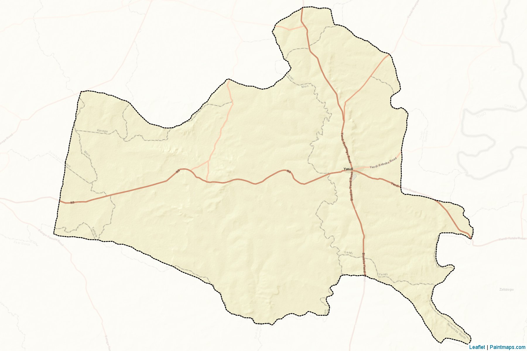 Yendi (Northern) Map Cropping Samples-2