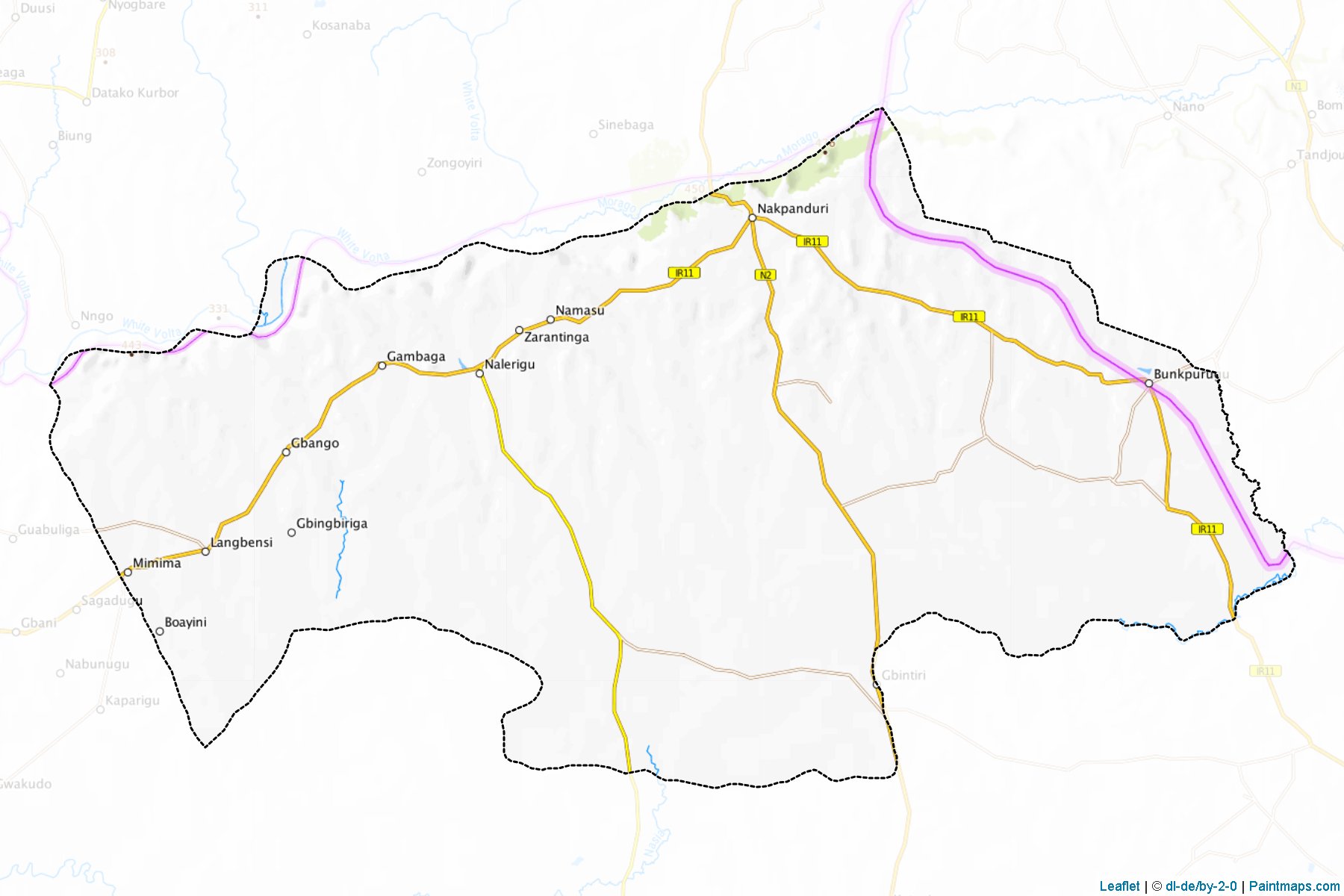 East Mamprusi (Northern) Map Cropping Samples-1