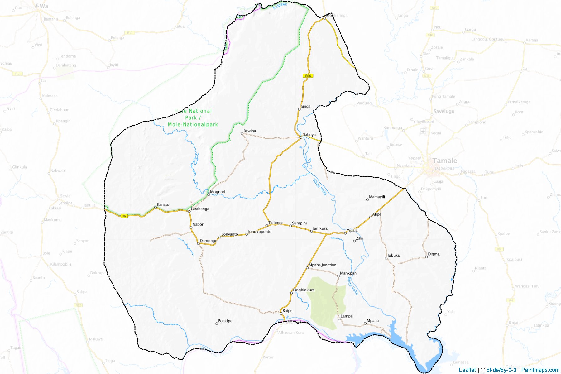 West Gonja (Northern) Map Cropping Samples-1