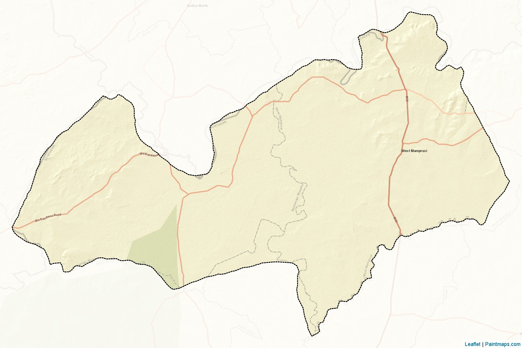 West Mamprusi (Northern) Map Cropping Samples-2