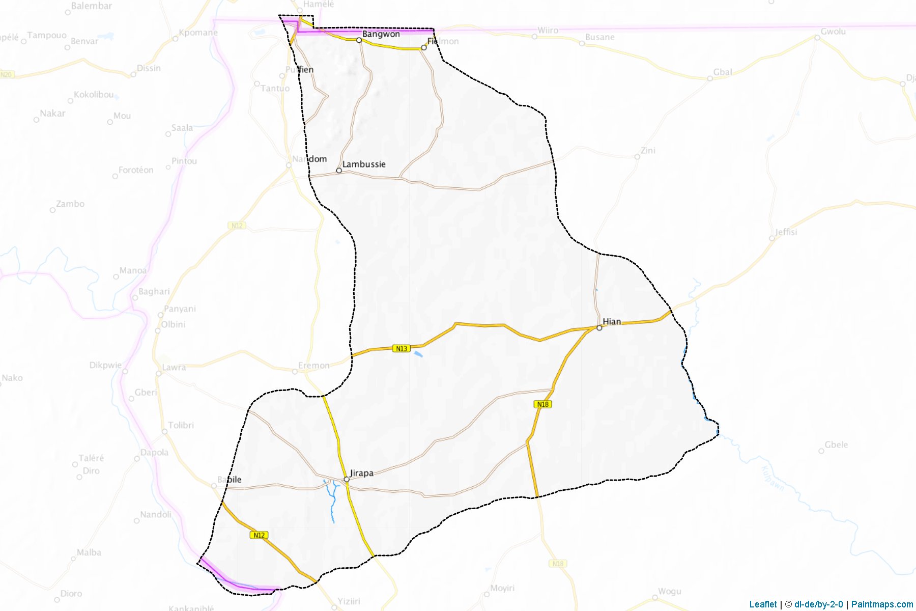 Jirapa Lambussie (Upper West) Map Cropping Samples-1