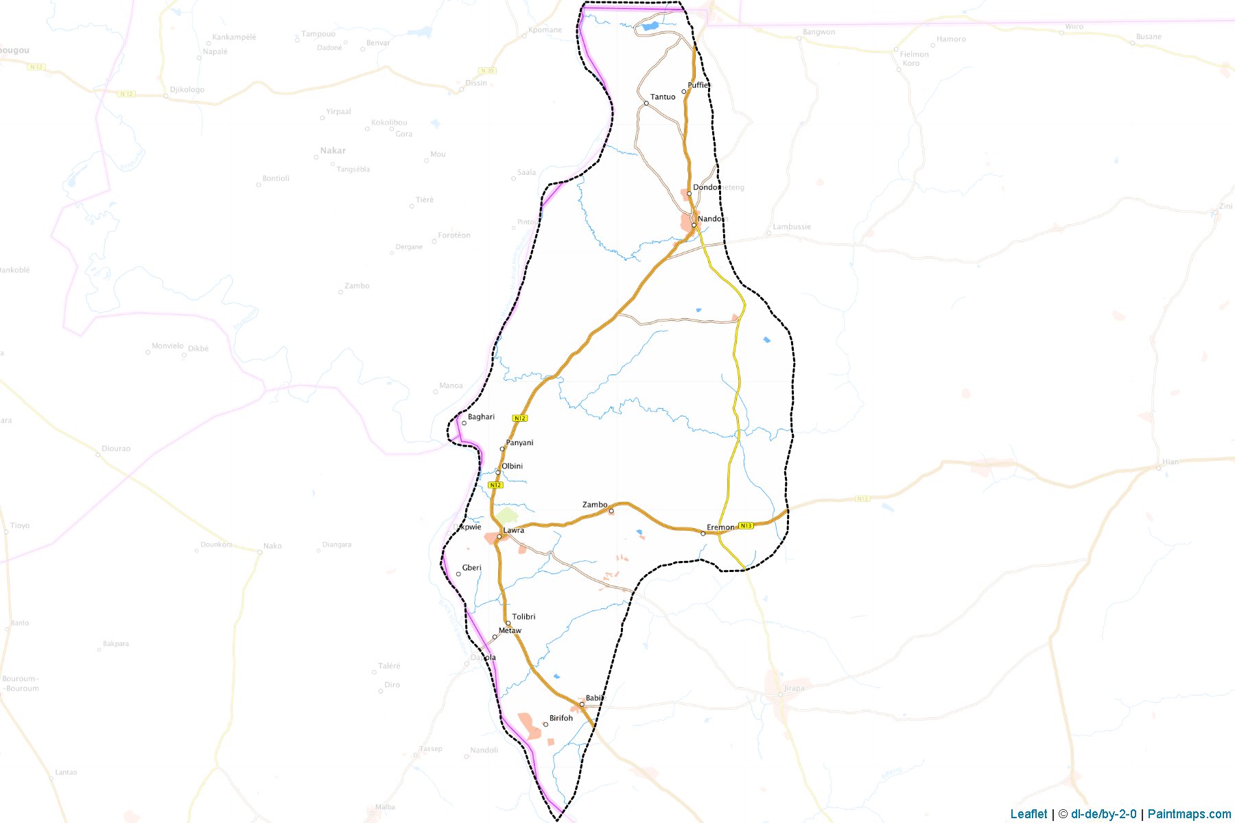 Lawra (Upper West) Map Cropping Samples-1