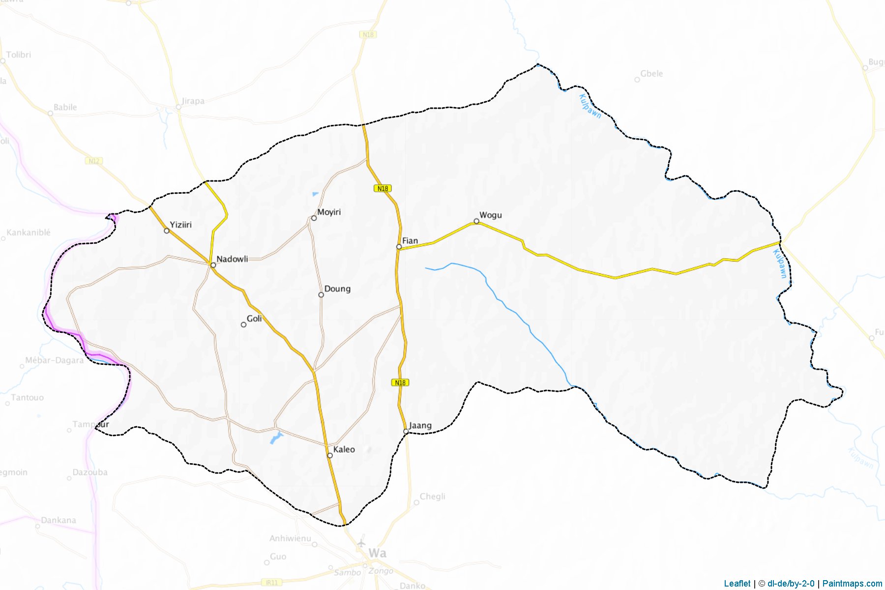 Nadowli (Upper West) Map Cropping Samples-1