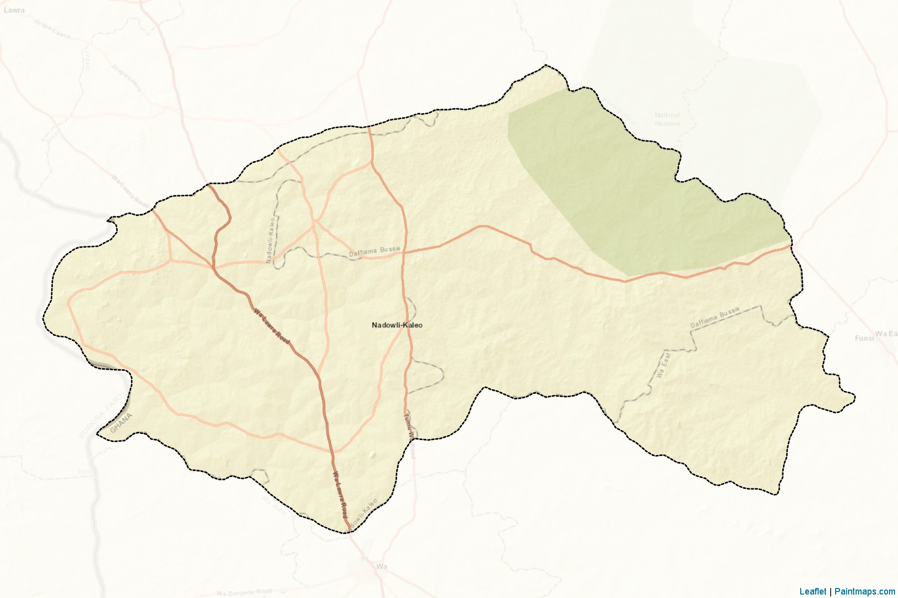 Nadowli (Upper West) Map Cropping Samples-2