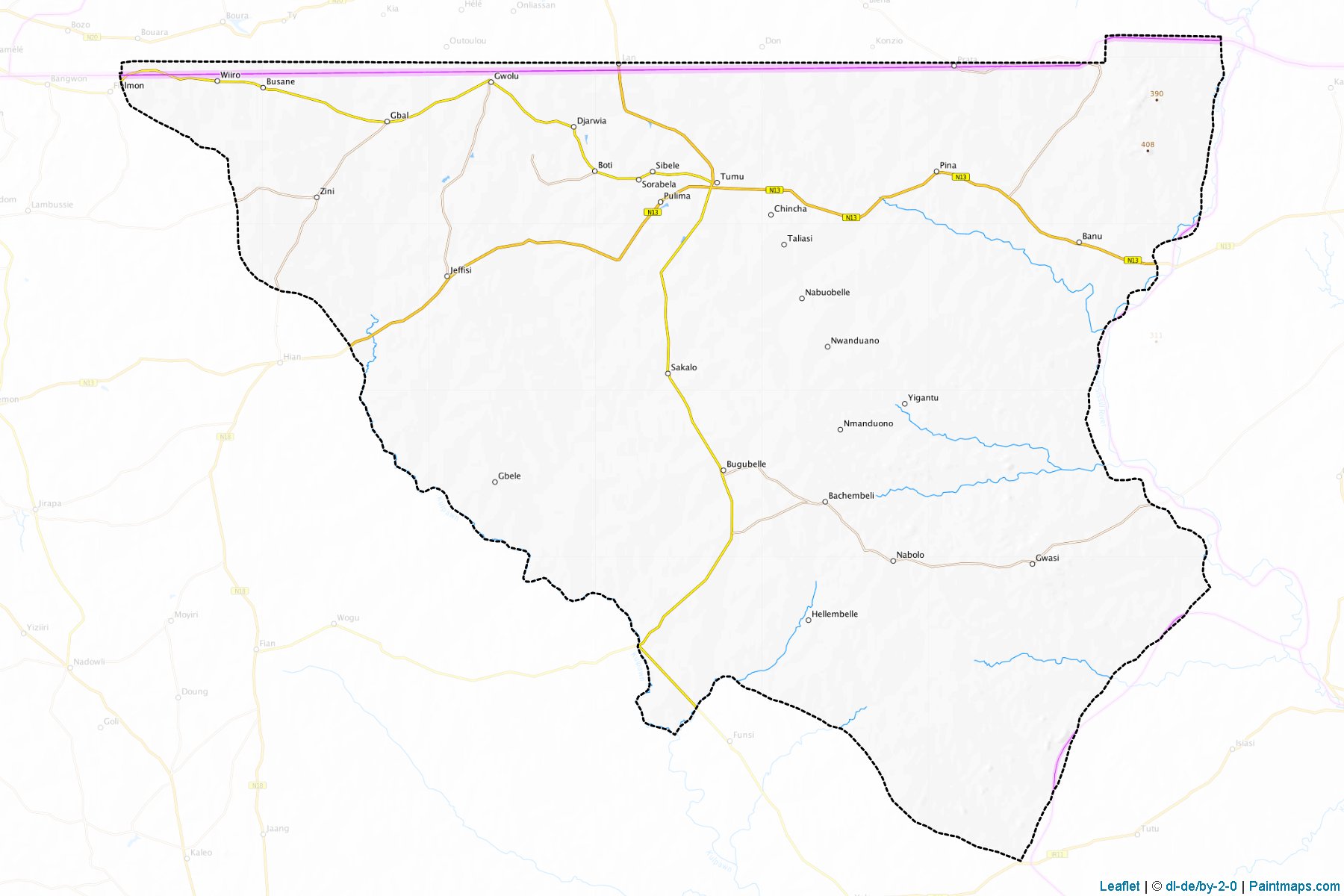 Sissala (Upper West) Map Cropping Samples-1