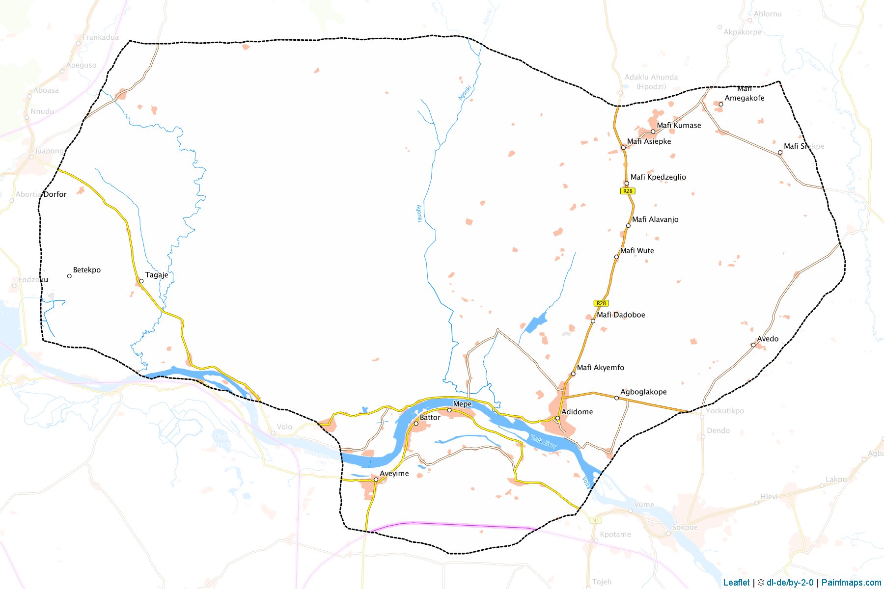 North Tongu (Volta) Map Cropping Samples-1