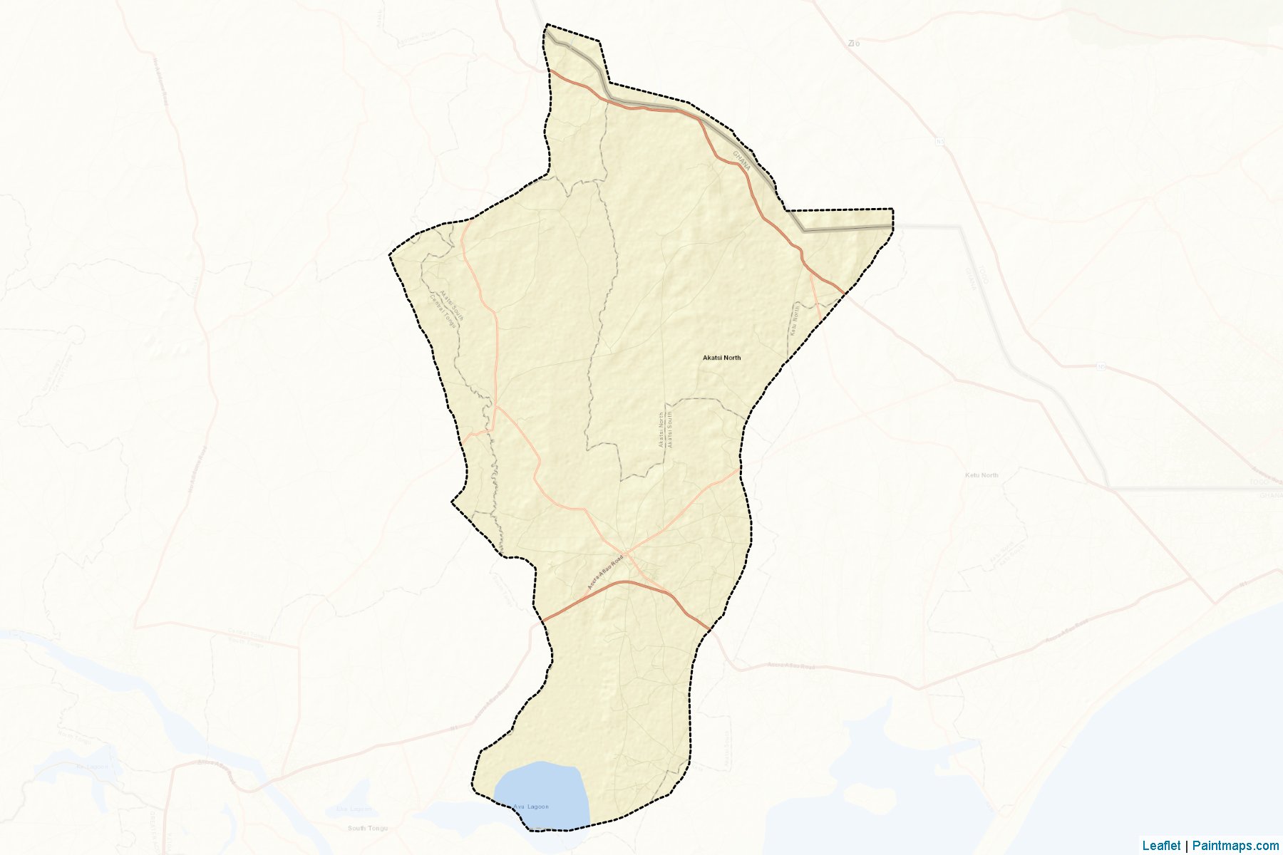 Muestras de recorte de mapas Akatsi (Volta)-2