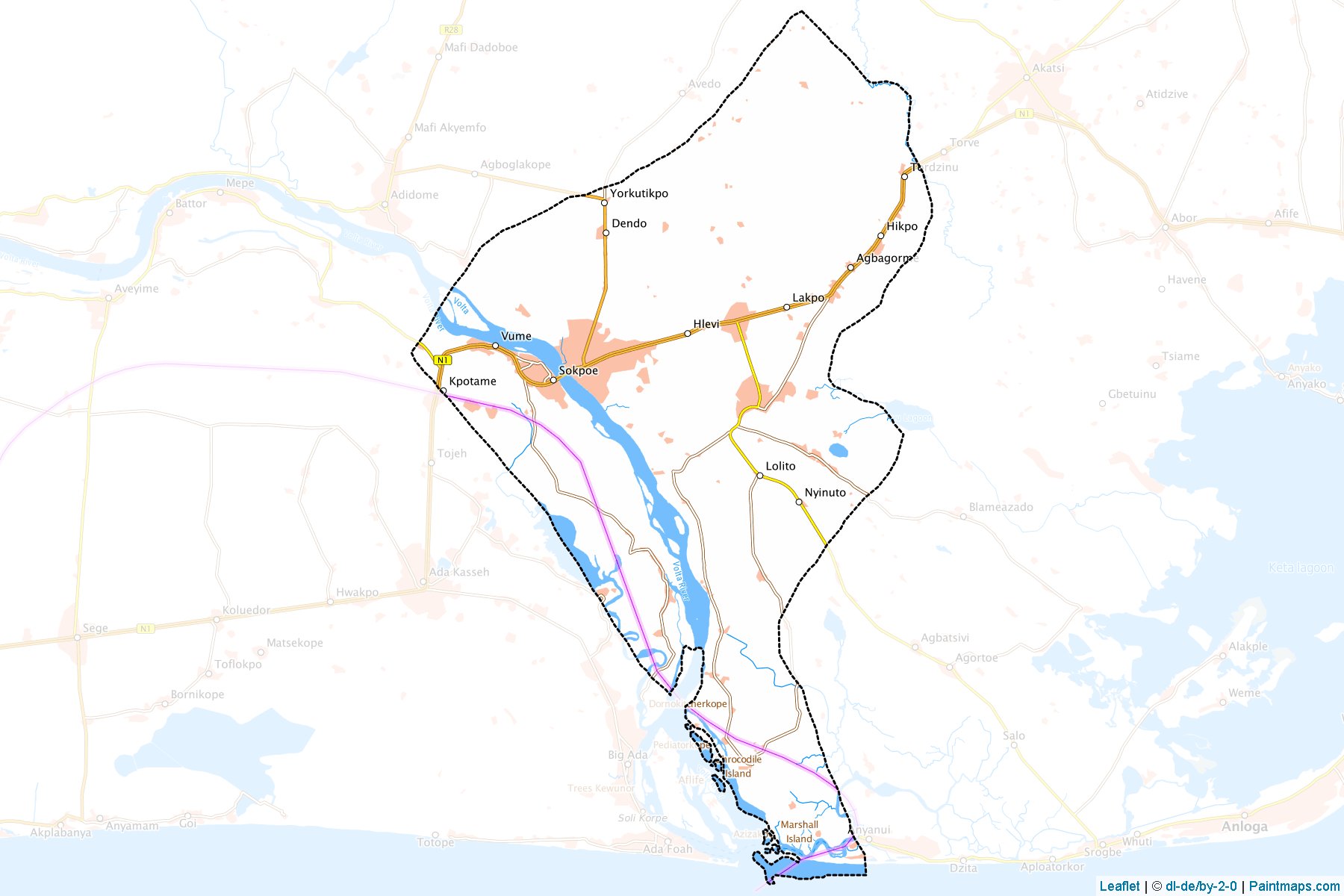 South Tongu (Volta) Map Cropping Samples-1