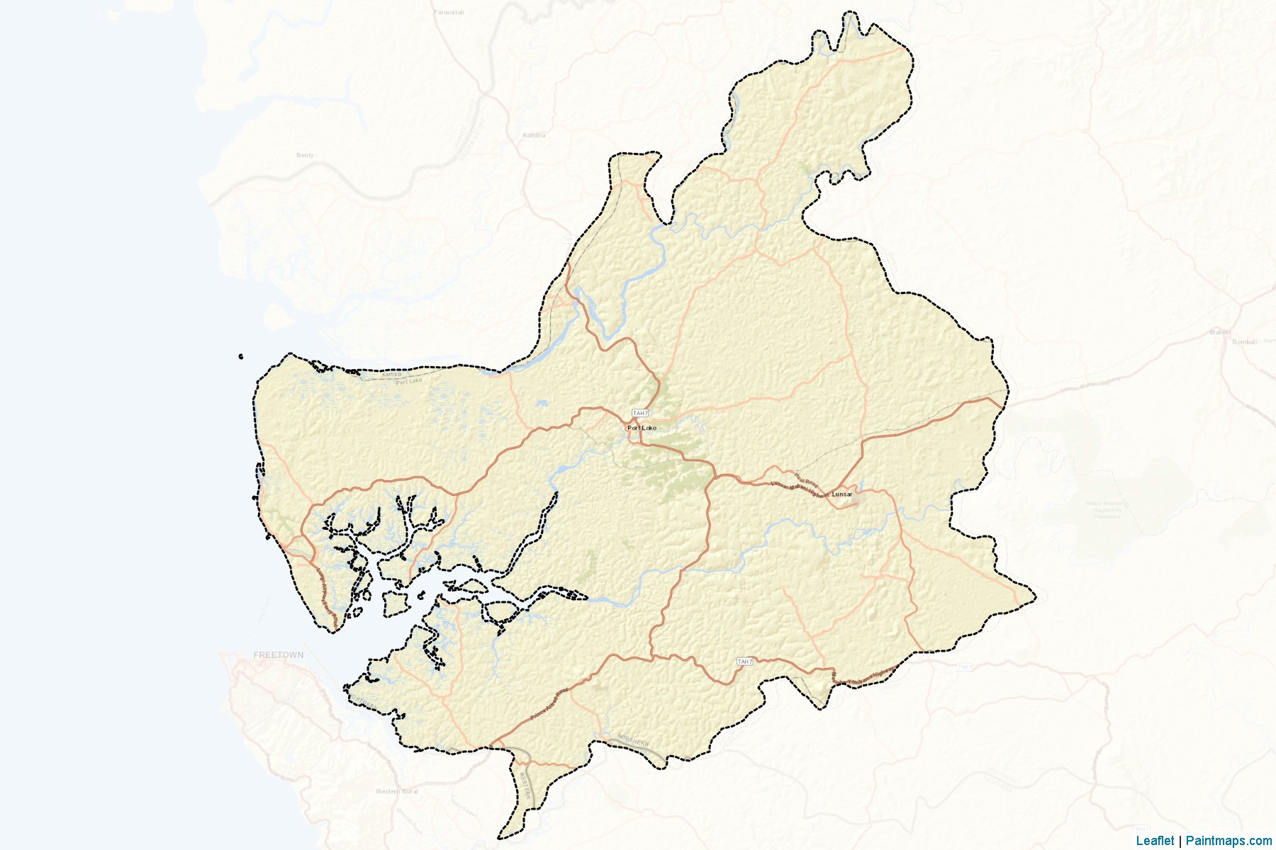 Port Loko (Northern) Map Cropping Samples-2