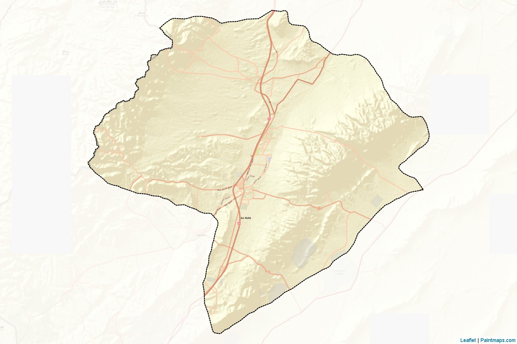 An Nabk (Rif Dimashq) Haritası Örnekleri-2