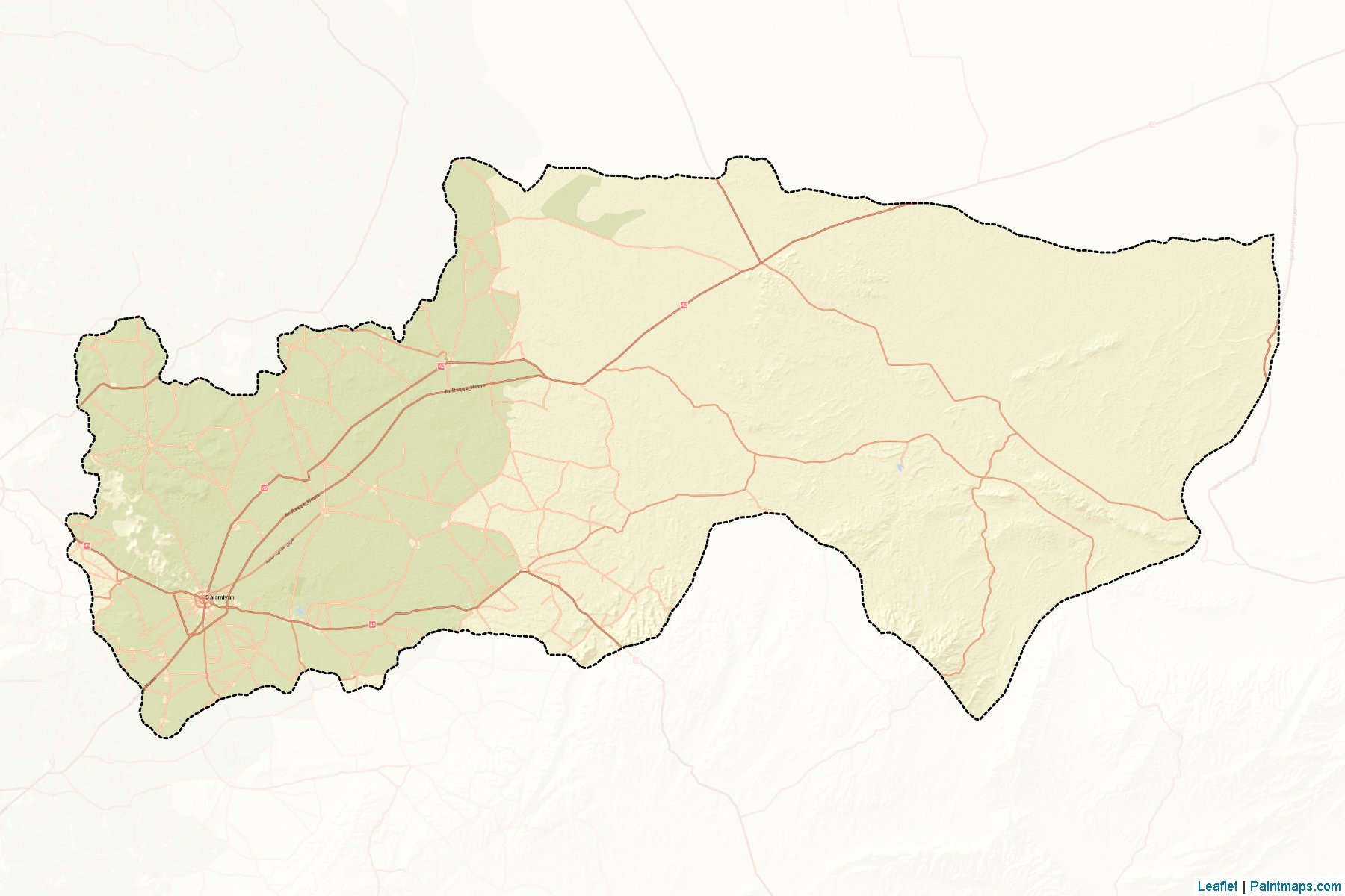 As-Salamiyeh (Hama) Haritası Örnekleri-2