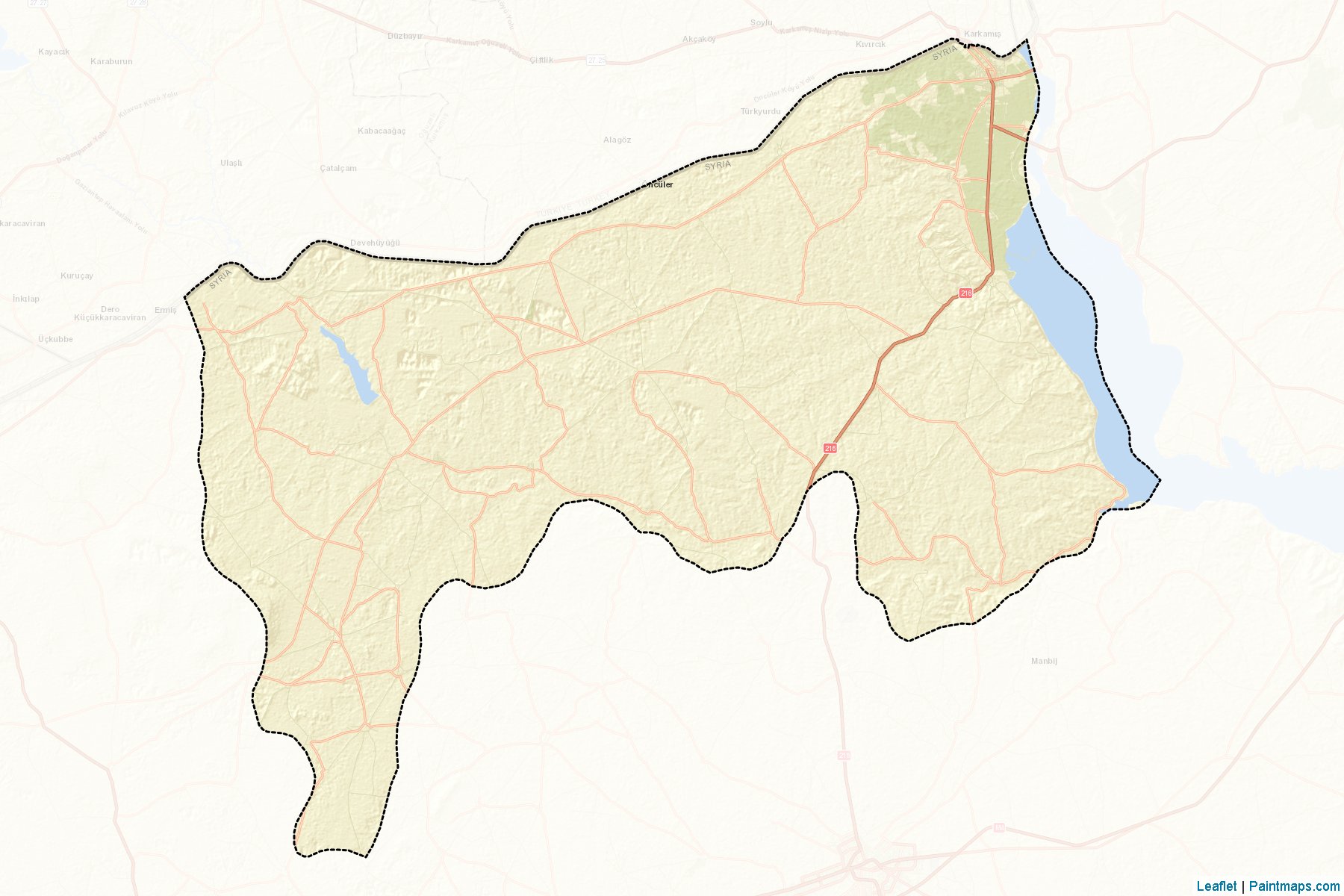 Jarablus (Halep) Haritası Örnekleri-2