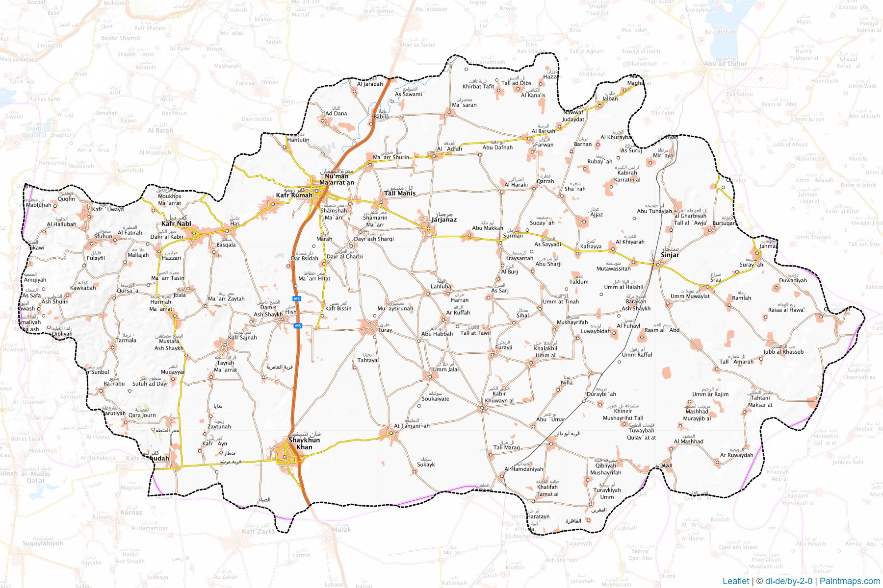 Ma'arrat an-Nu'man (Idlib) Map Cropping Samples-1