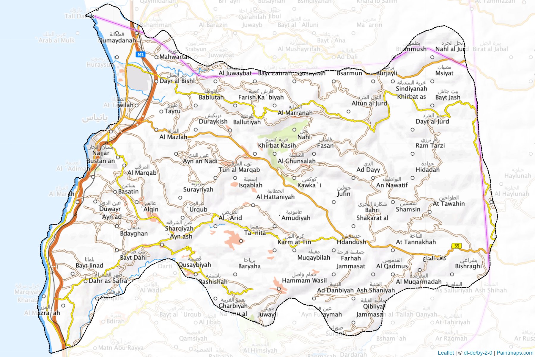 Baniyas (Tartus) Map Cropping Samples-1