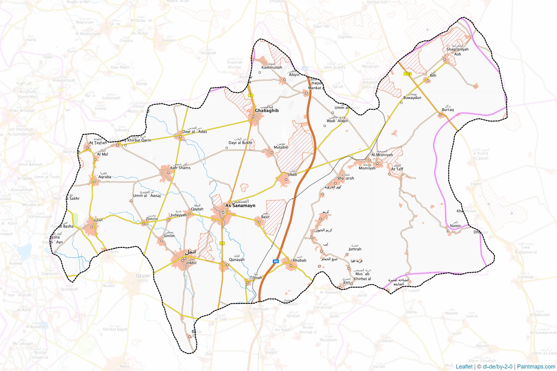 As-Sanamayn (Dar`a) Map Cropping Samples-1