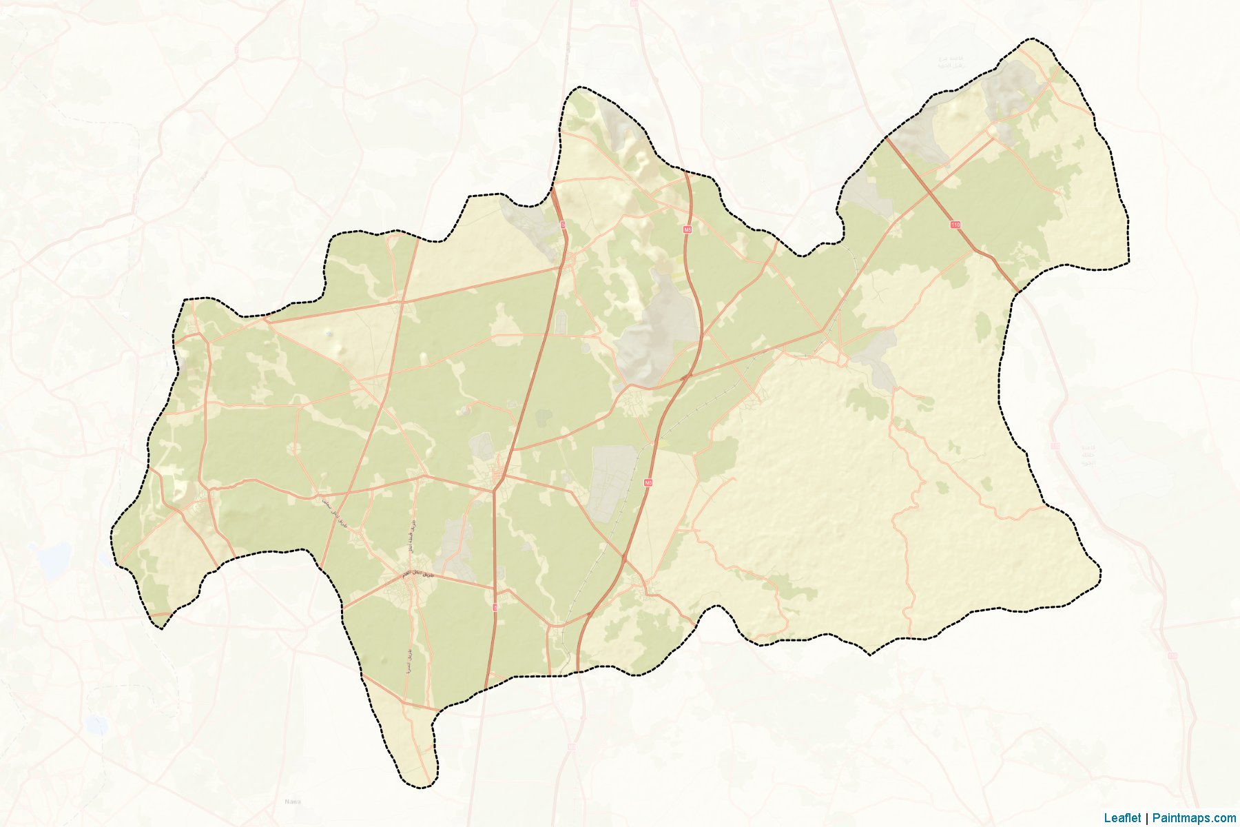 As-Sanamayn (Dar`a) Map Cropping Samples-2