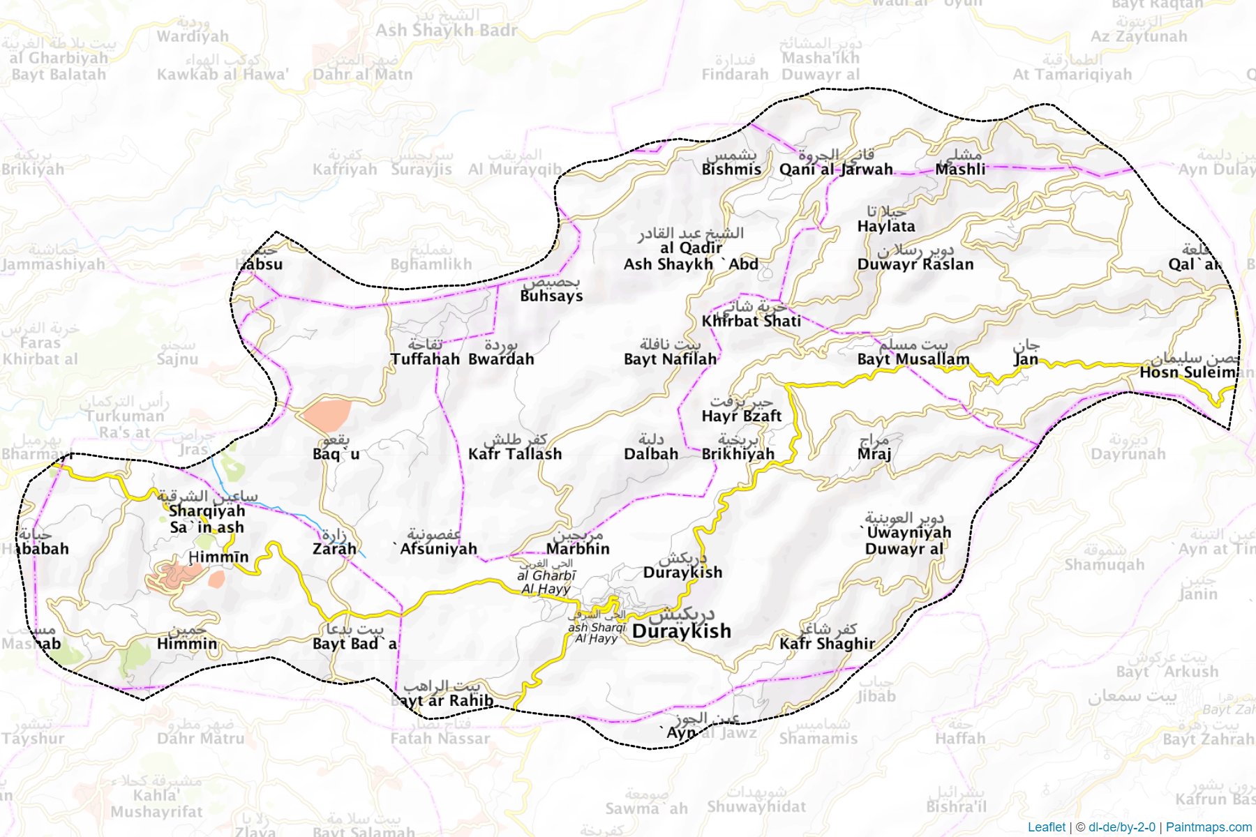 Duraykish (Tartus) Map Cropping Samples-1