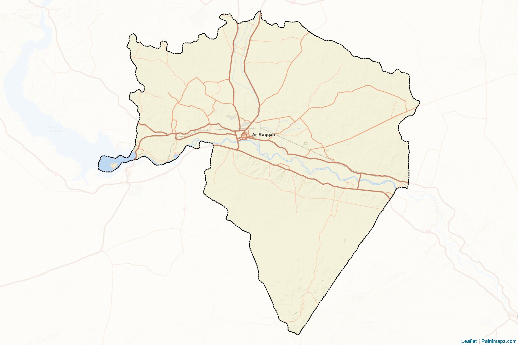 Markaz Ar-Raqqah (Ar Raqqah) Map Cropping Samples-2