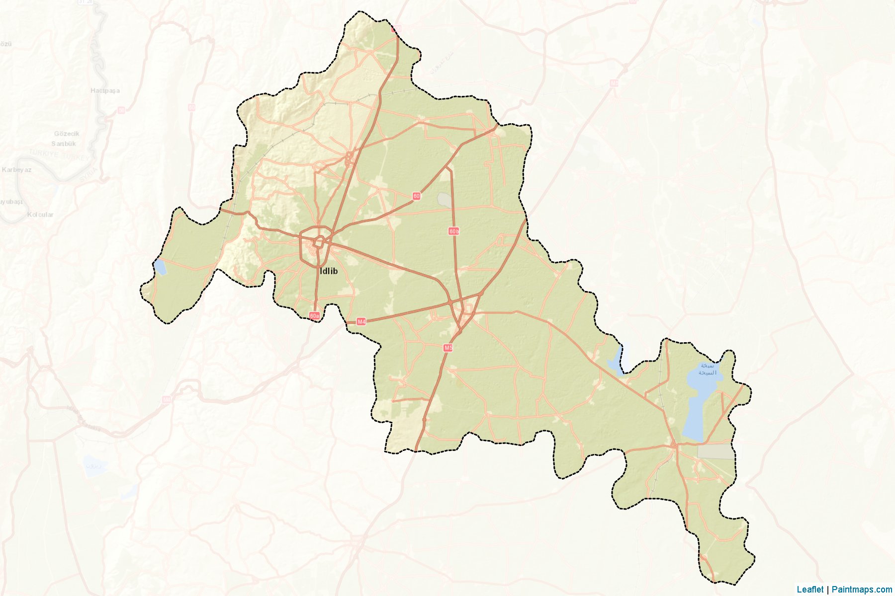 Idleb (İdlip) Haritası Örnekleri-2
