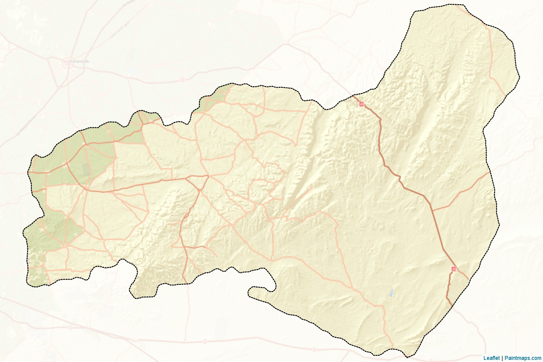 Al-Mukharram (Homs (Hims)) Map Cropping Samples-2