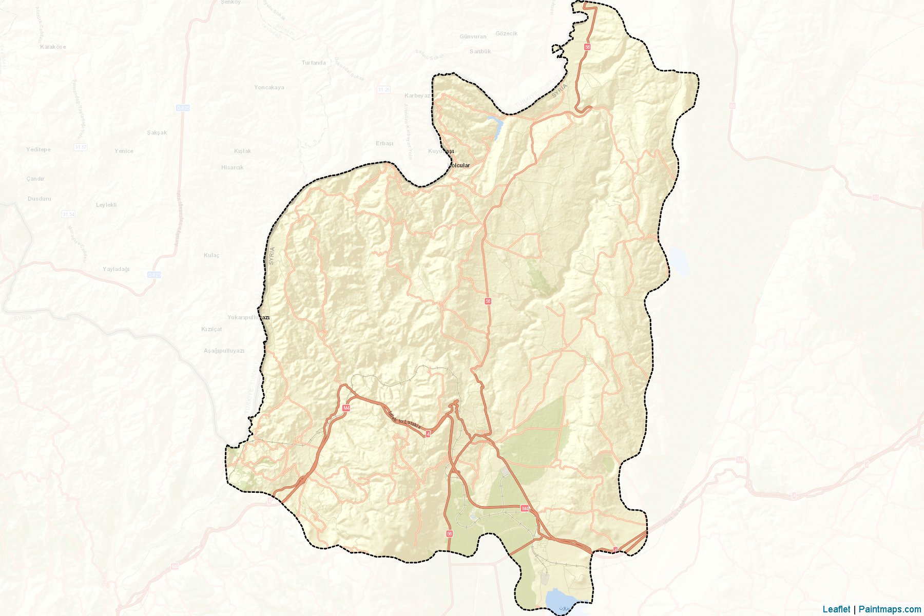 Jisr ash-Shughur (Idlib) Map Cropping Samples-2