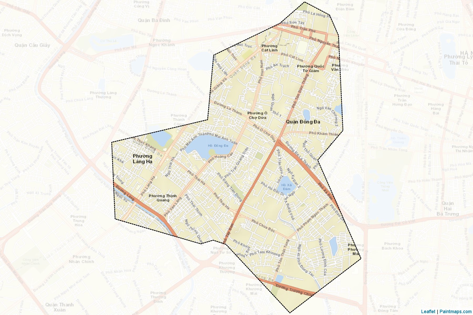 Muestras de recorte de mapas Dong Da (Ha Tay)-2