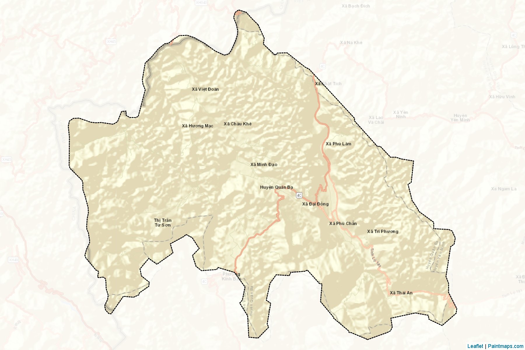 Quan Ba (Ha Giang) Map Cropping Samples-2