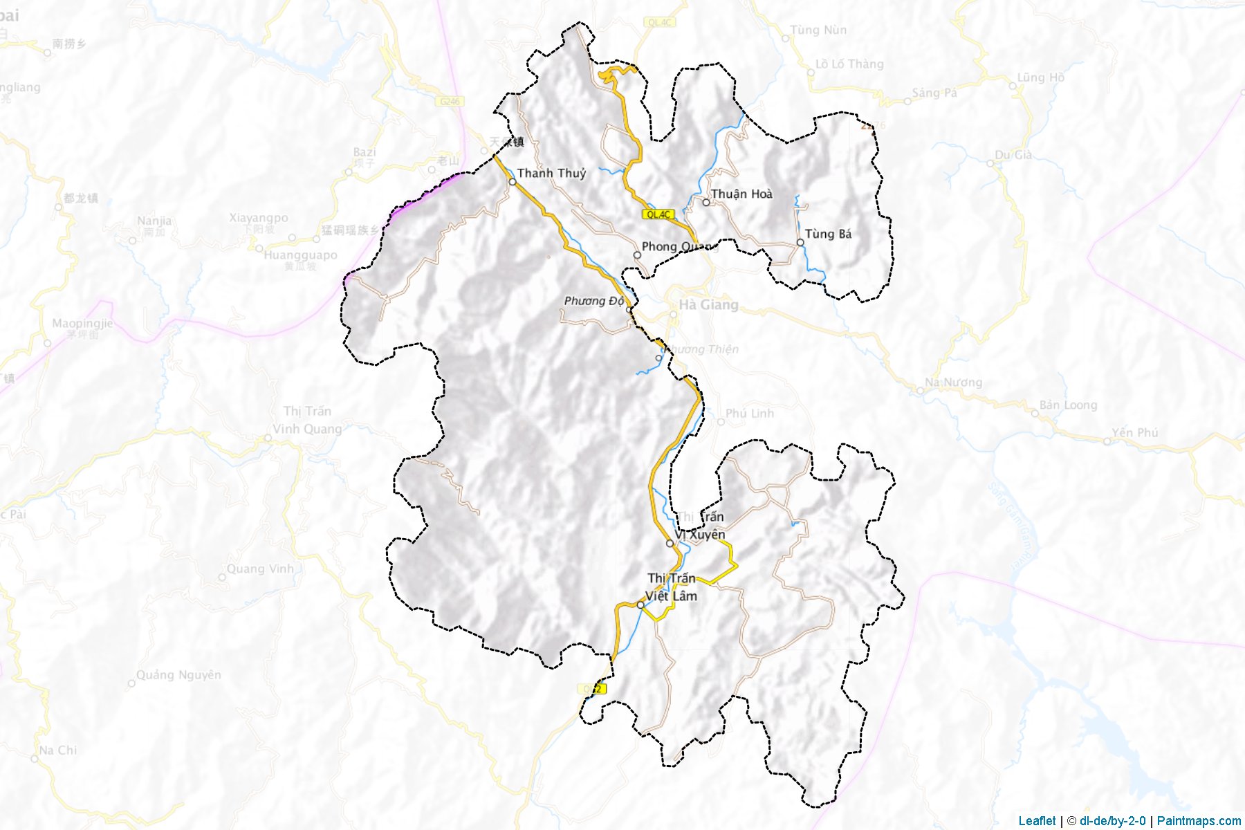 Vi Xuyen (Ha Giang) Map Cropping Samples-1