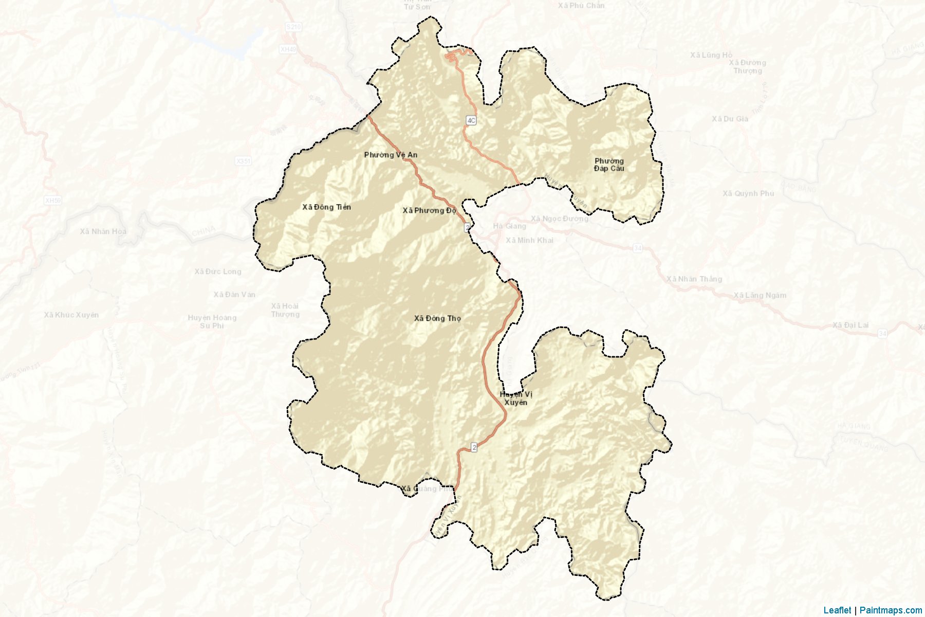 Vi Xuyen (Ha Giang) Map Cropping Samples-2